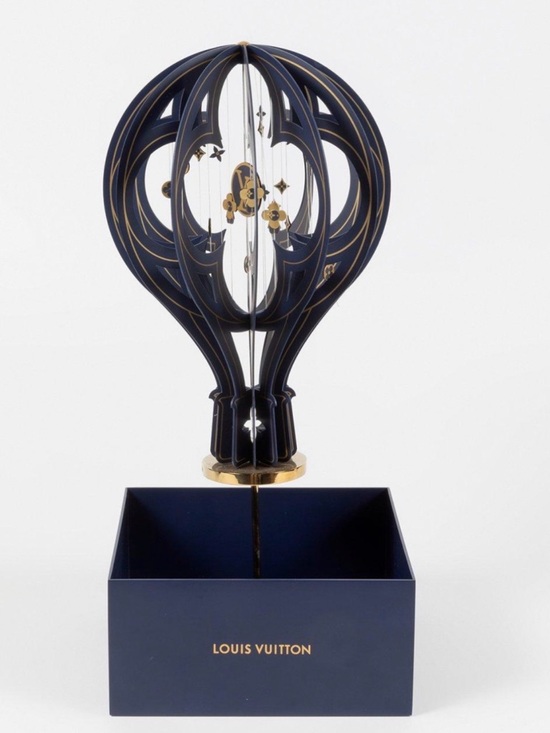 Louis Vuitton Other - Louis Vuitton Navy and Gold Ornamental Hot Air Balloon Sculpture Ikebana Vase